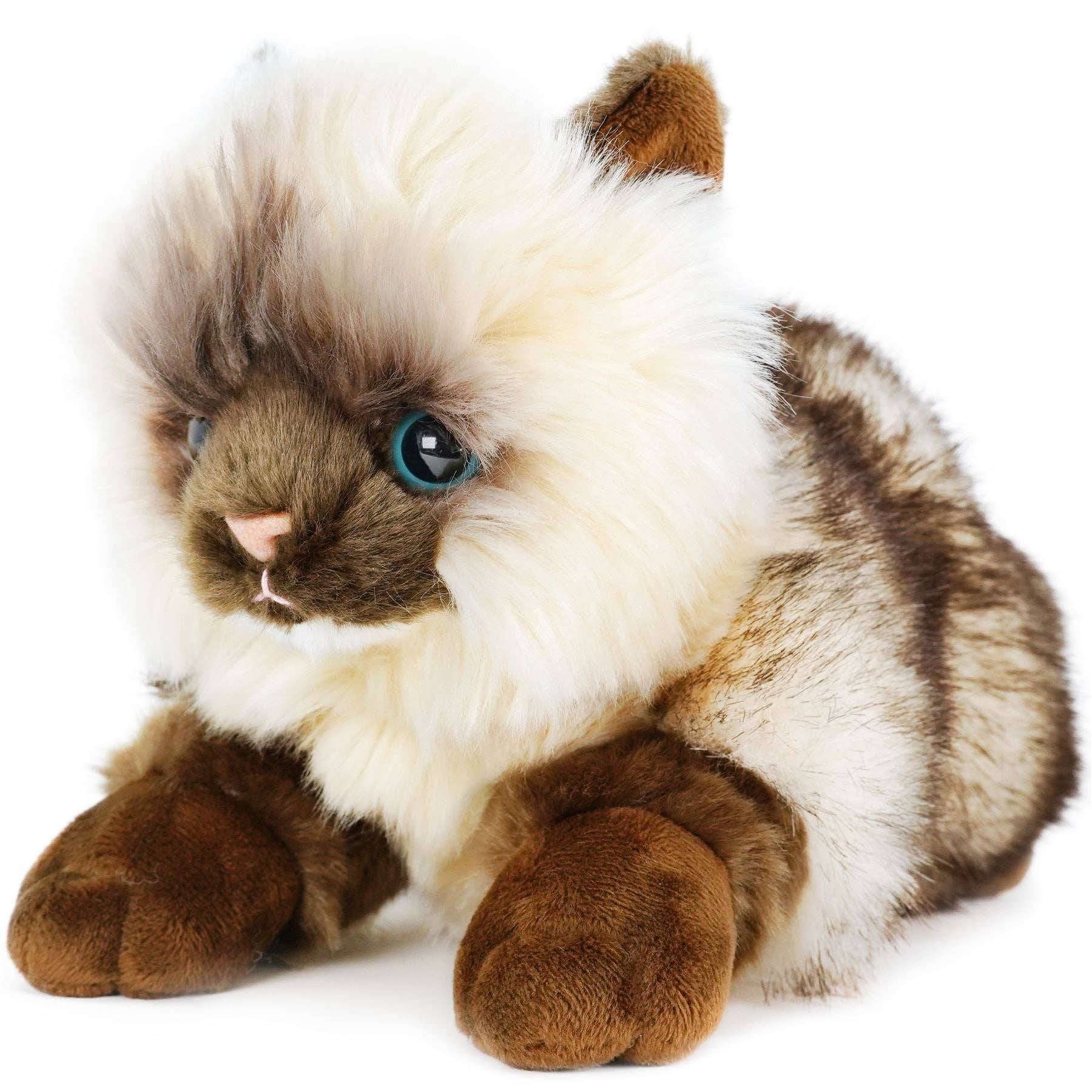 Snowy the Ragdoll Cat, 12 Inch Stuffed Animal Plush