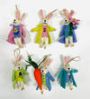 The Winding Road - Felt Easter Bunny Ornament Decor