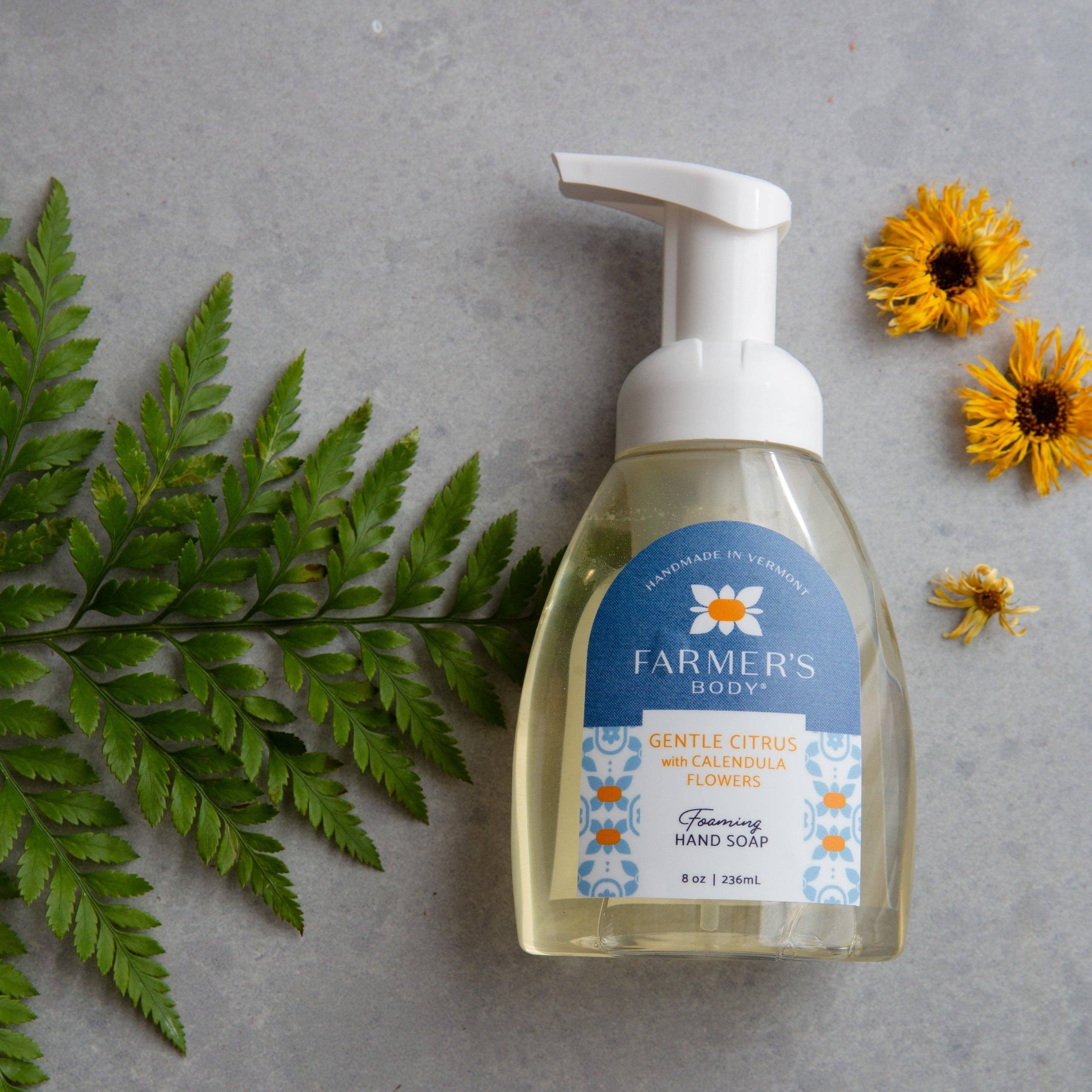 Farmer's Body - Gentle Citrus with Calendula Flowers Foaming Soap