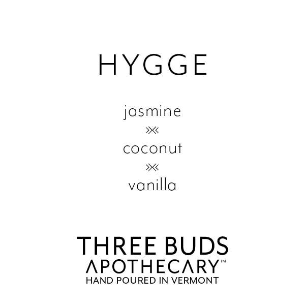 Three Buds Apothecary - Hygge Hand Poured Soy Candle