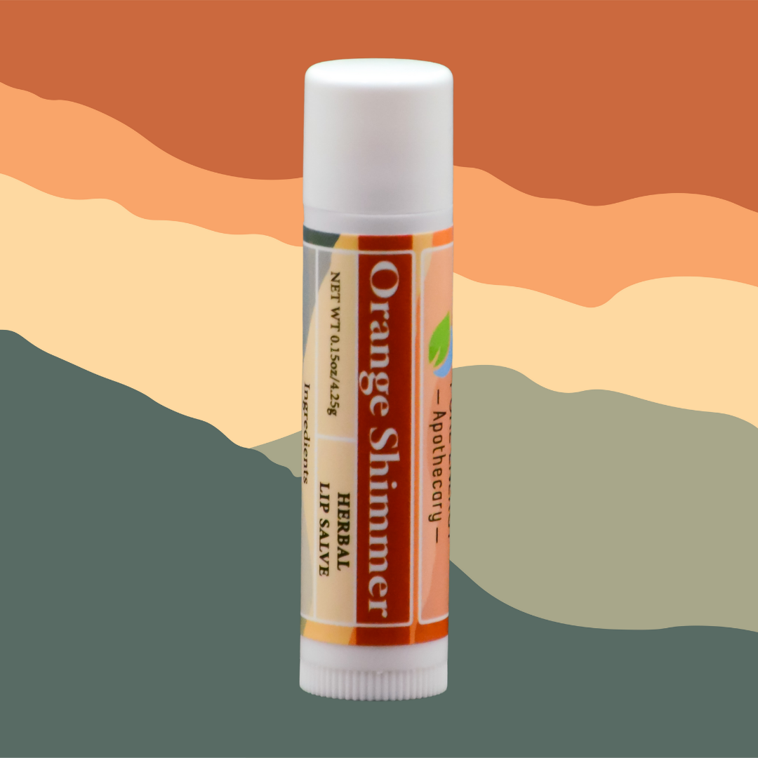 Pure Energy Apothecary - Orange Shimmer Herbal Infused - Lip Salve