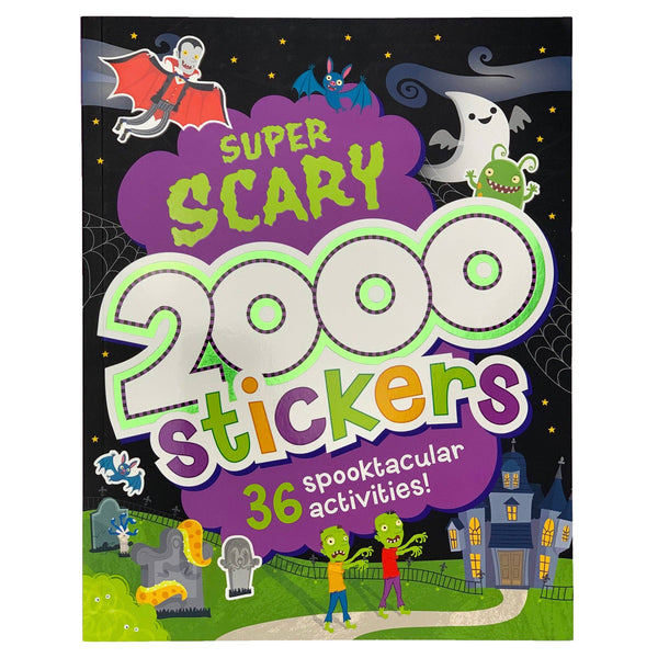 Cottage Door Press - 2000 Stickers Super Scary Activity Book