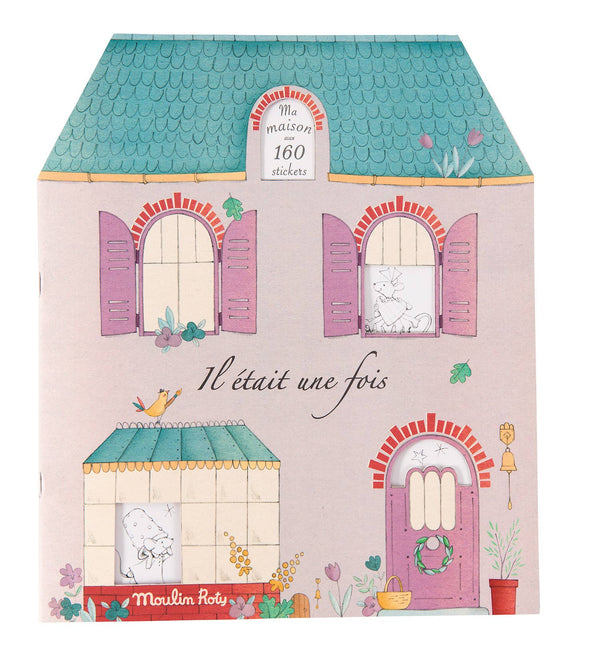 Moulin Roty Coloring Book w/ stickers  Once upon a Time