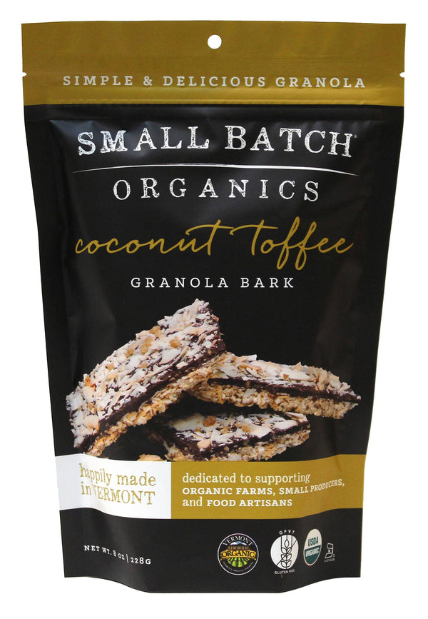 Small Batch Organics - 8oz Coconut Toffee Granola Bark