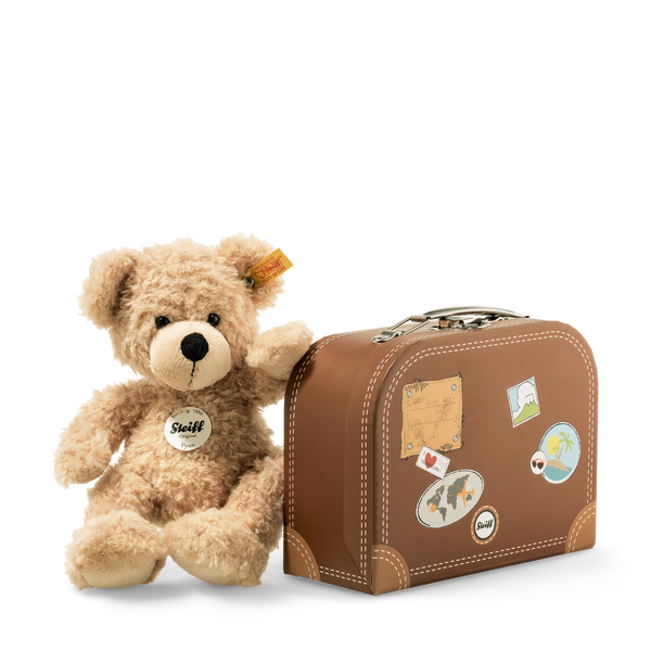 Steiff - Fynn Teddy Bear in Suitcase, Children's Plush Toy